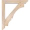 Ekena Millwork Balboa Slat Smooth Bracket w/ Offset Brace, Douglas Fir, 5 1/2"W x 30"D x 34"H BKT0604X30X34BOA06SDF - alternate 2